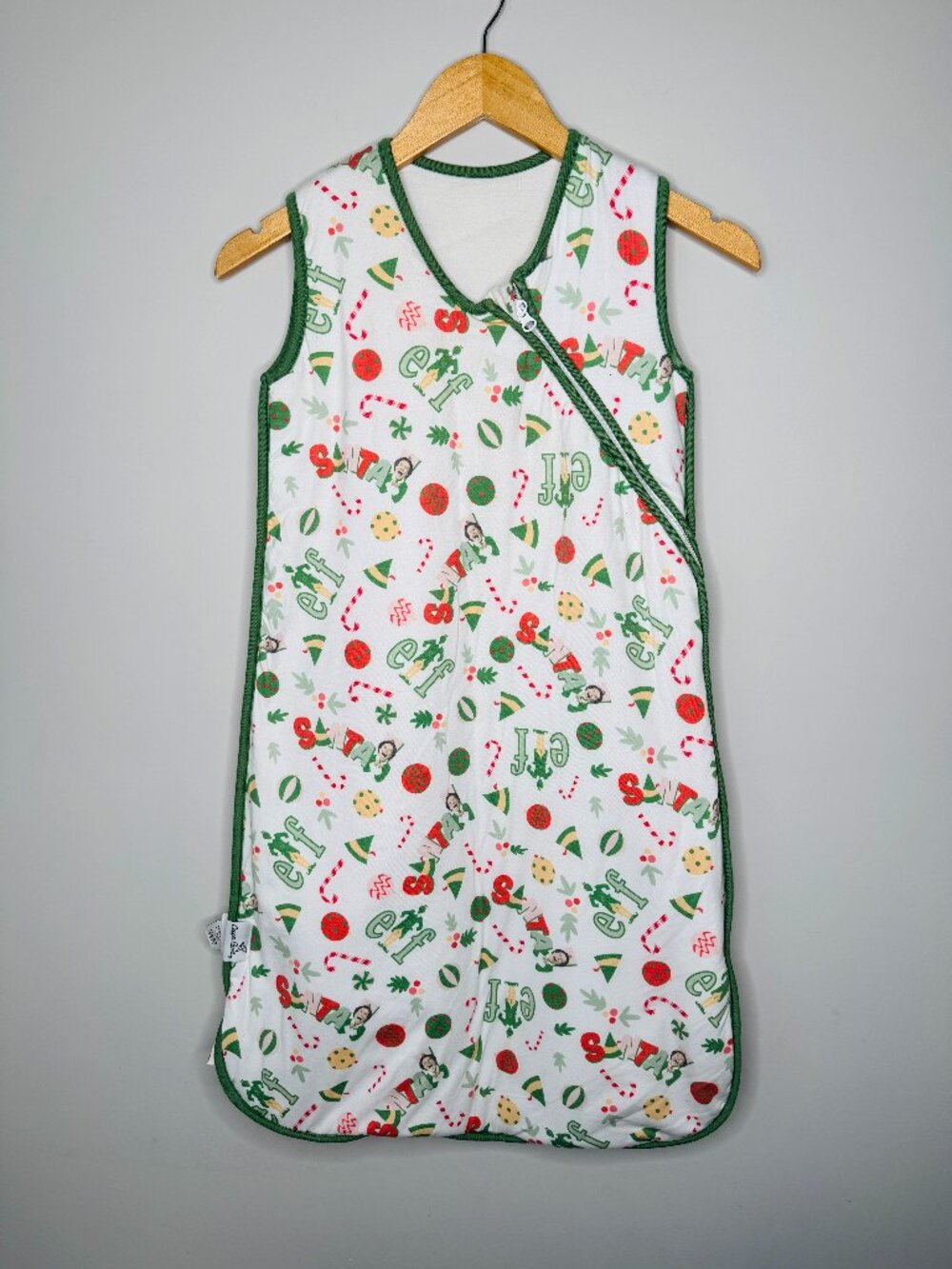 Copper Pearl Elf Christmas Sleep Bag Sack 18-24 Months Fleece Lined Holiday